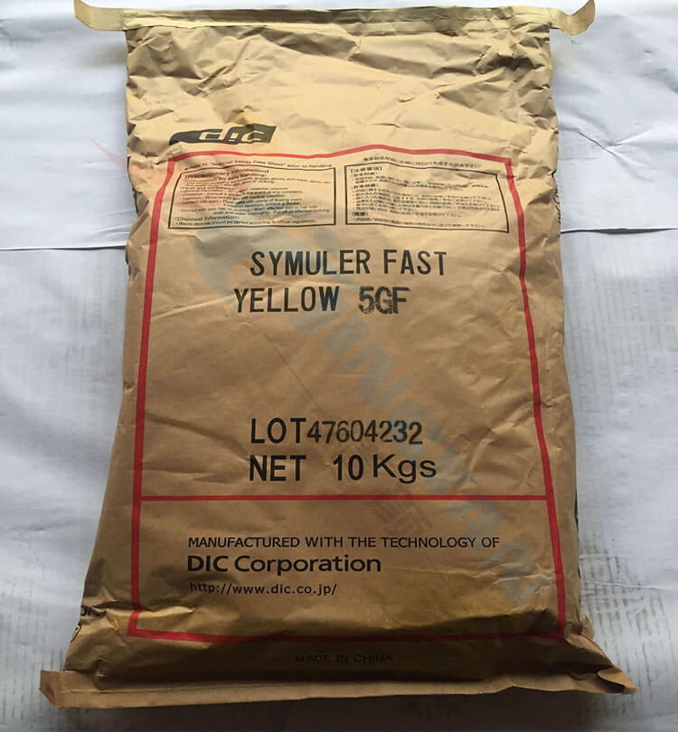 DIC 5GF有機(jī)顏料黃包裝實(shí)拍圖